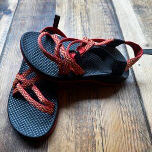 Chaco Z/X1 Ecotread Strappy Sandals Orange Youth Girl's Size 2